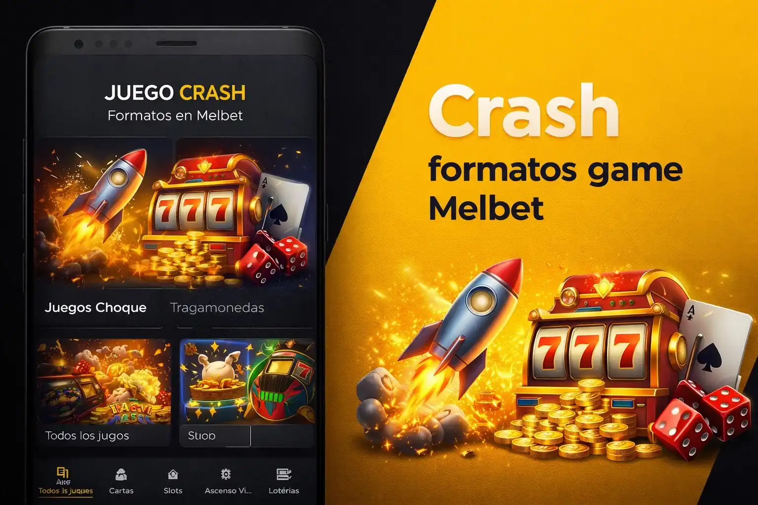 Juegos Crash y formatos de juego rápido