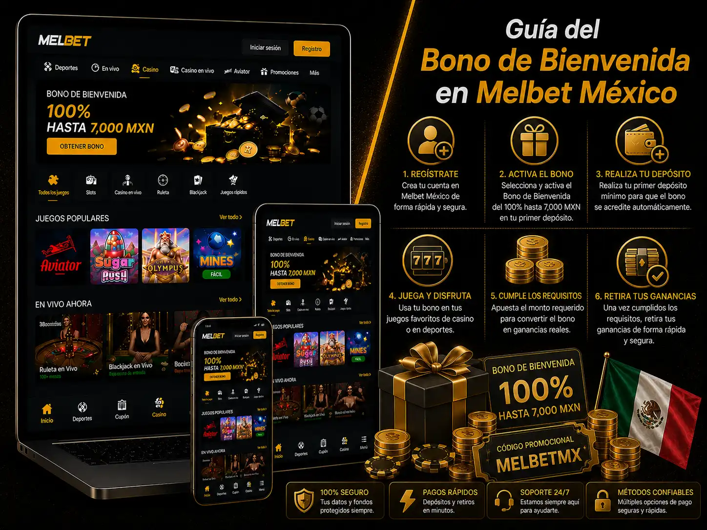 Guía del Bono de Bienvenida en Melbet México