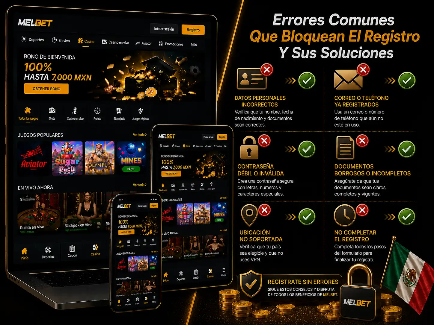 Errores Comunes Que Bloquean El Registro Y Sus Soluciones