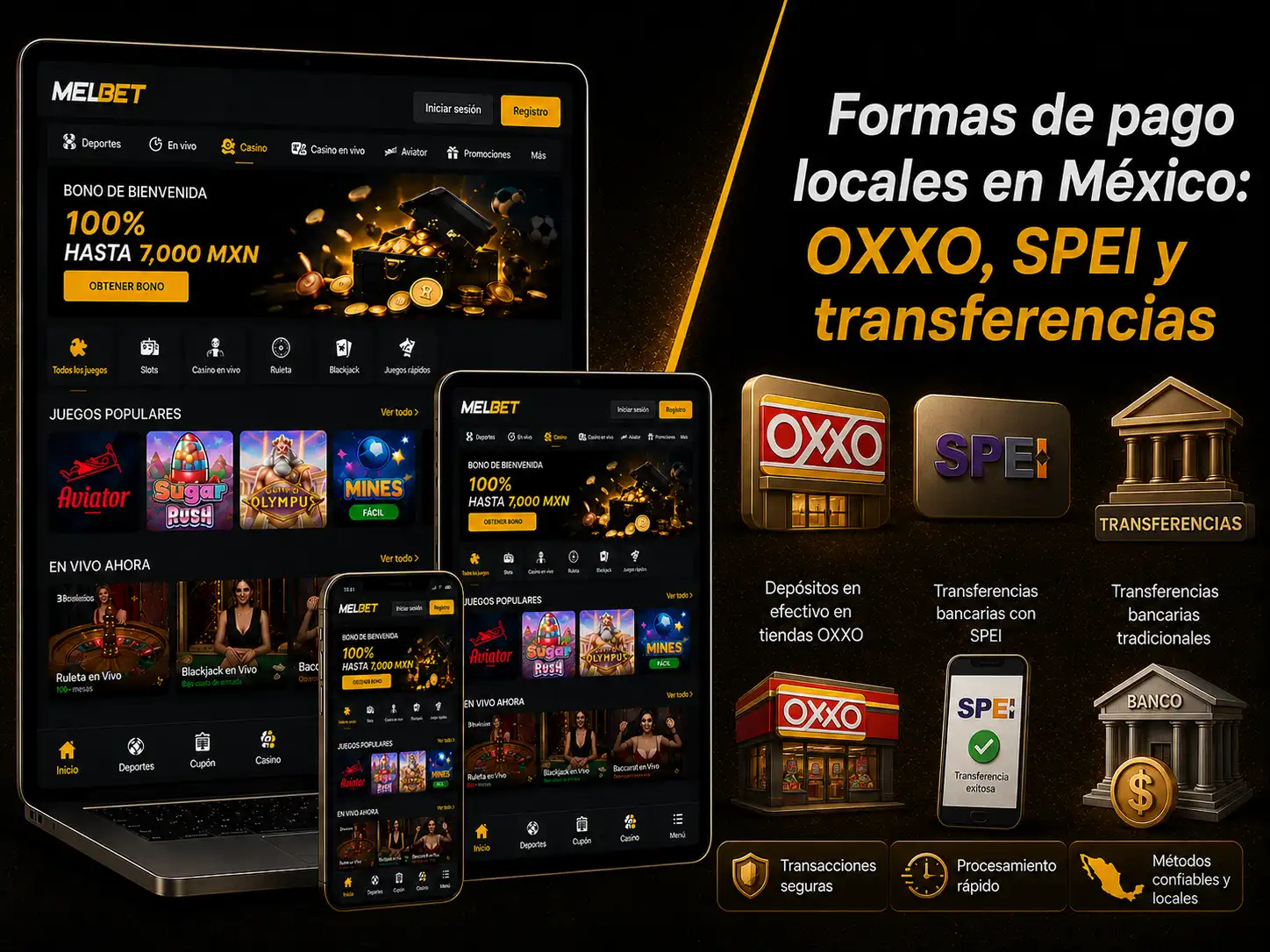 Formas de pago locales en México: OXXO, SPEI y transferencias